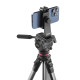 Hama “PRO Move 160 2D+” Tripod, Video Tripod for Camera and Mobile Phone, 160 cm