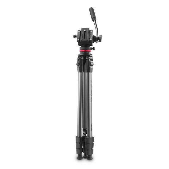 Hama “PRO Move 160 2D+” Tripod, Video Tripod for Camera and Mobile Phone, 160 cm