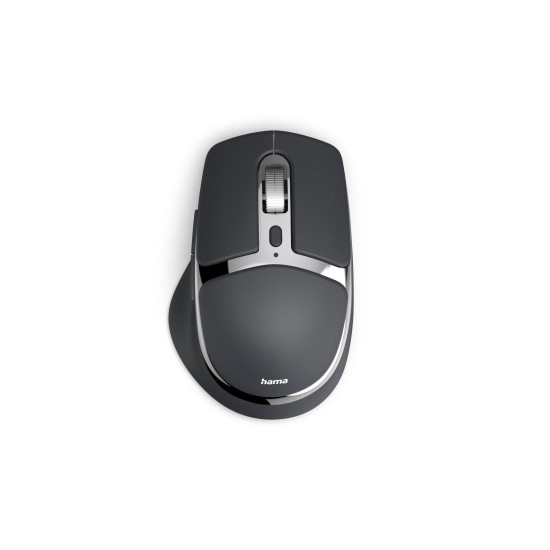 Hama “WM-800” Multi-Device Mouse, Ergonomic, Wireless/Bluetooth®, Battery, black