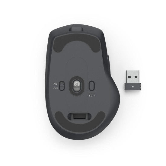 Hama “WM-800” Multi-Device Mouse, Ergonomic, Wireless/Bluetooth®, Battery, black