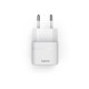 HAMA Зарядно устройство, 30 W, GaN, USB-C, PD/Qualcomm®, Zero Standby, бяло