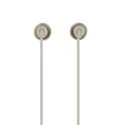 Hama “Calm” Headphones, In-Ear, Microphone, Cable Kink Protection, USB-C, beige