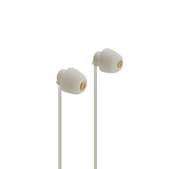 Hama “Calm” Headphones, In-Ear, Microphone, Cable Kink Protection, USB-C, beige