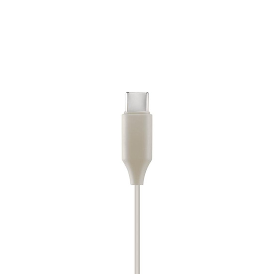 Hama “Calm” Headphones, In-Ear, Microphone, Cable Kink Protection, USB-C, beige