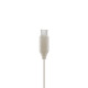 Hama “Calm” Headphones, In-Ear, Microphone, Cable Kink Protection, USB-C, beige