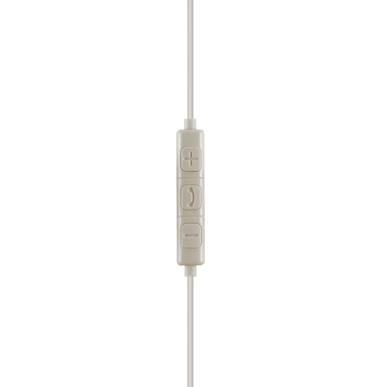 Hama “Calm” Headphones, In-Ear, Microphone, Cable Kink Protection, USB-C, beige