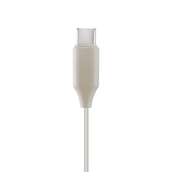 Hama “Calm” Headphones, In-Ear, Microphone, Cable Kink Protection, USB-C, beige