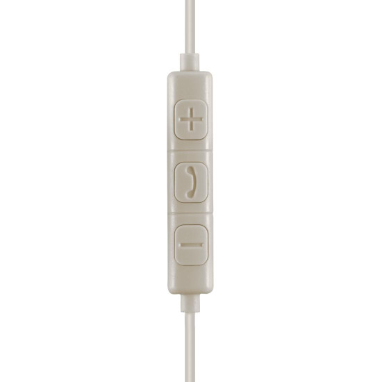 Hama “Calm” Headphones, In-Ear, Microphone, Cable Kink Protection, USB-C, beige
