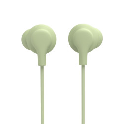 Hama “Curly” Headphones, In-Ear, Microphone, Cable Kink Protect., USB-C, green