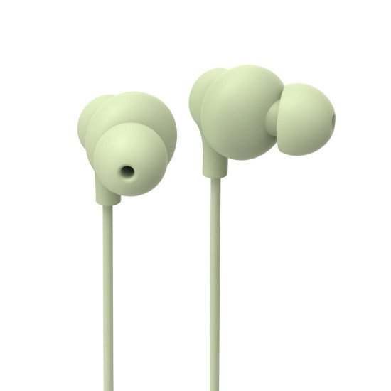 Hama “Curly” Headphones, In-Ear, Microphone, Cable Kink Protect., USB-C, green