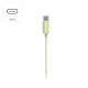 Hama “Curly” Headphones, In-Ear, Microphone, Cable Kink Protect., USB-C, green