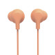 Hama “Curly” Headphones, In-Ear, Microphone, Cable Kink Protect., USB-C, orange