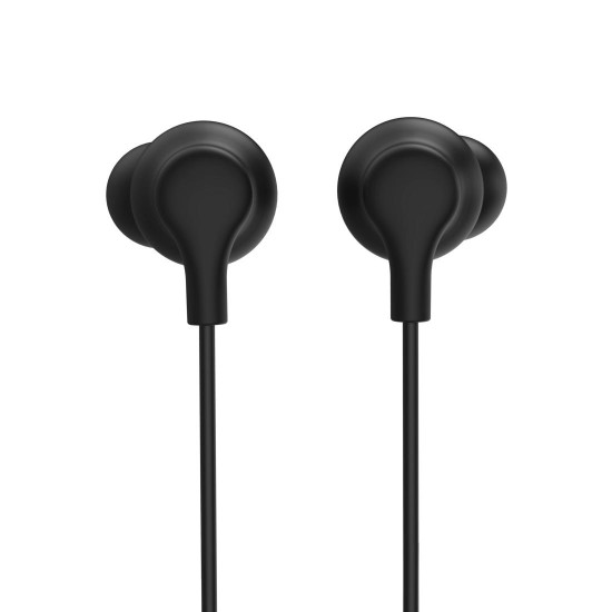 Hama “Popply” Headphones, In-Ear, Microphone, Cable Kink Prot., 3.5 mm, black