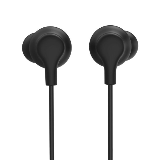 Hama “Popply” Headphones, In-Ear, Microphone, Cable Kink Prot., 3.5 mm, black