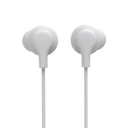 Hama “Popply” Headphones, In-Ear, Microphone, Cable Kink Prot., 3.5 mm, white