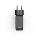 Hama Fast Charger, GaN, 2x USB-C, 1x USB-A, PD, 100 W, black