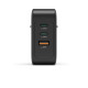 Hama Fast Charger, GaN, 2x USB-C, 1x USB-A, PD, 100 W, black