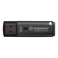 Flash Drive KINGSTON IronKey Locker+ 50 G2 - 32GB, XTS-AES 256-bit