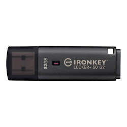 USB памет KINGSTON IronKey Locker+ 50 G2 - 32GB, XTS-AES 256-bit
