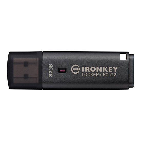 Flash Drive KINGSTON IronKey Locker+ 50 G2 - 32GB, XTS-AES 256-bit