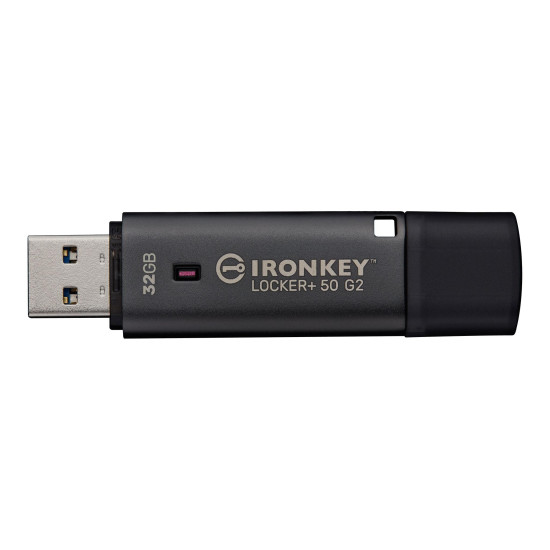 Flash Drive KINGSTON IronKey Locker+ 50 G2 - 32GB, XTS-AES 256-bit