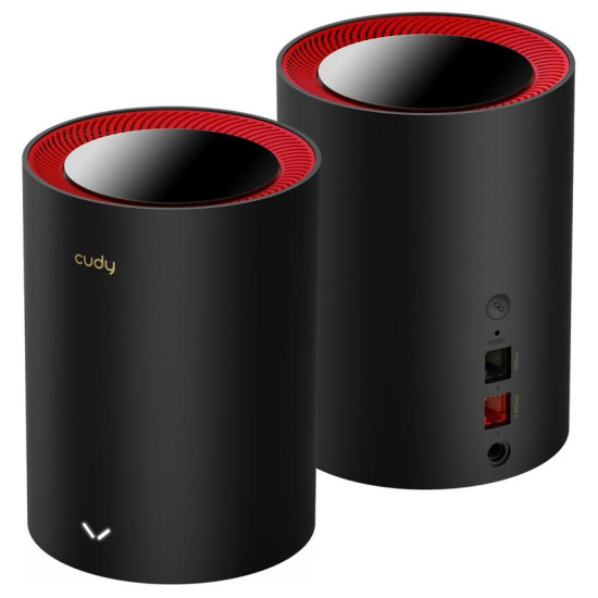Cudy M3000, 2-pack, AX3000 Dual Band, 2.4/5 GHz, 574 -  2402 Mbps