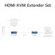 4K HDMI 2.0 KVM  Extender (усилвател), ACT AC7815, усилва сигнал до 70 м по UTP кабел