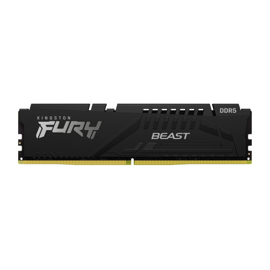 Памет Kingston FURY Beast Black 8GB DDR5 6000MHz CL30, AMD EXPO, XMP - KF560C30BBE-8