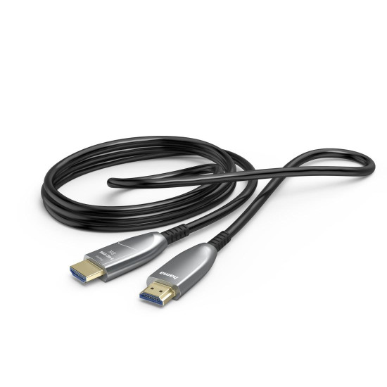 Hama Ultra High Speed HDMI™ Cable, Fibre-optic, AOC, Certified, 8K, Alu, 10 m