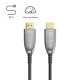 Hama Ultra High Speed HDMI™ Cable, Fibre-optic, AOC, Certified, 8K, Alu, 10 m