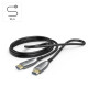 Hama Ultra High Speed HDMI™ Cable, Fibre-optic, AOC, Certified, 8K, Alu, 10 m