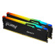 Memory Kingston FURY Beast Black RGB 16GB(2x8GB) DDR5 6000MHz CL30, AMD EXPO -KF560C30BBEAK2-16