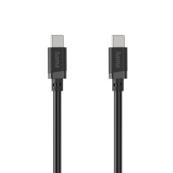 Hama Charging Cable, USB-C - USB-C, 60 W, 2 m, black