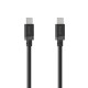 Hama Charging Cable, USB-C - USB-C, 60 W, 2 m, black