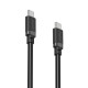 Hama Charging Cable, USB-C - USB-C, 60 W, 2 m, black