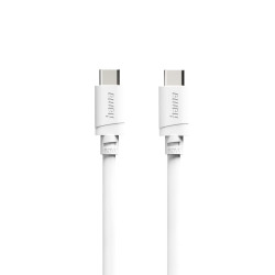Hama Charging Cable, USB-C - USB-C, 60 W, 2 m, white