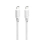 Hama Charging Cable, USB-C - USB-C, 60 W, 2 m, white