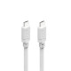 Hama Charging Cable, USB-C - USB-C, 60 W, 2 m, white