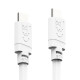 Hama Charging Cable, USB-C - USB-C, 60 W, 2 m, white