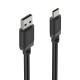 Hama Charging Cable, USB-A - USB-C, 2 m, black