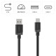 Hama Charging Cable, USB-A - USB-C, 2 m, black