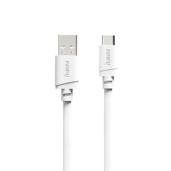 Hama Charging Cable, USB-A - USB-C, 2 m, white