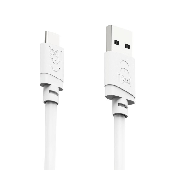 Hama Charging Cable, USB-A - USB-C, 2 m, white