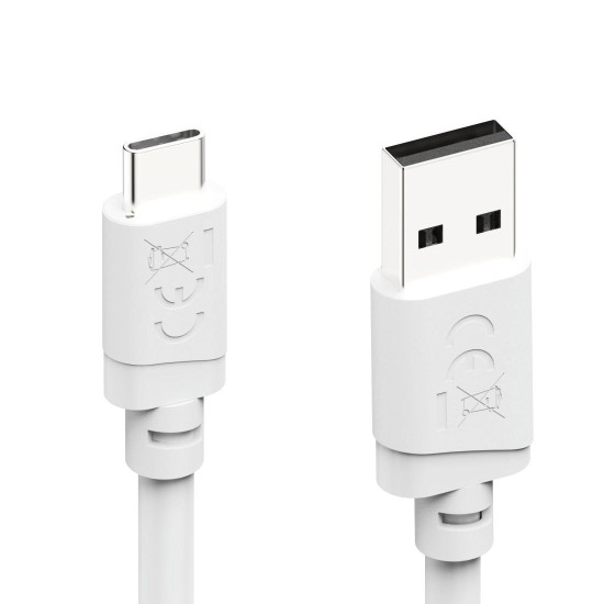 Hama Charging Cable, USB-A - USB-C, 2 m, white