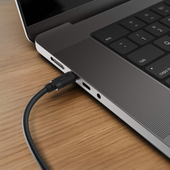 Hama Charging Cable, USB-C - USB-C, 60 W, 0.5 m, black