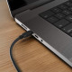 Hama Charging Cable, USB-C - USB-C, 60 W, 0.5 m, black