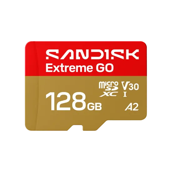 Sandisk карта Extreme GO microSD™ UHS-I Card 128GB, V30, A2
