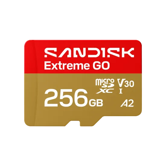 Sandisk карта Extreme GO microSD™ UHS-I Card 256GB, V30, A2