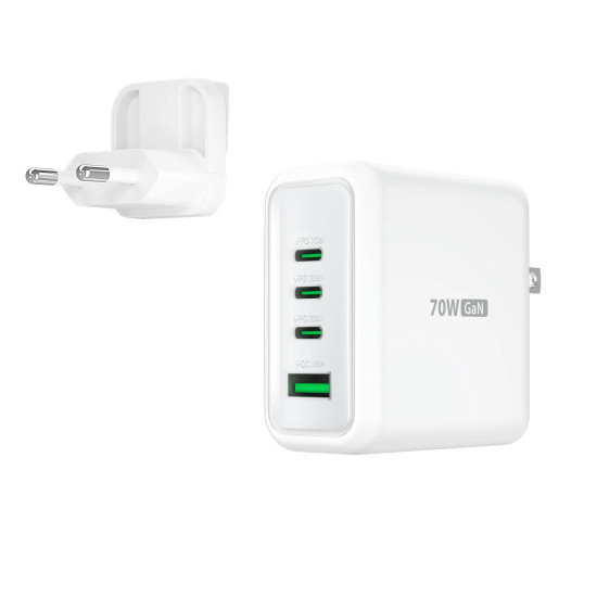 j5create 70W GaN USB-C 4-Port Charger