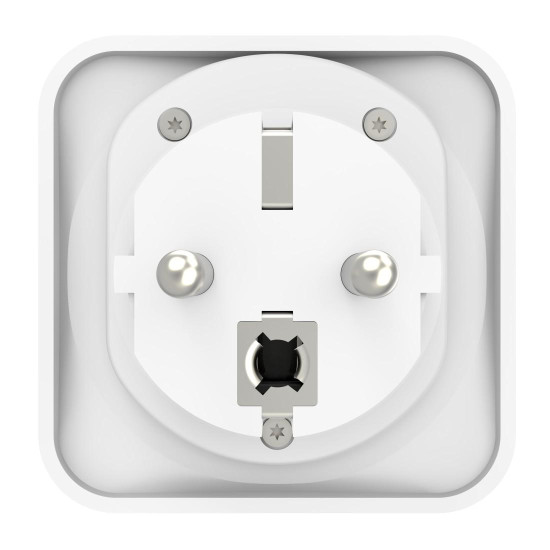 Hama Travel Adapter Type E and F, 3-Pin, Universal, World to Europe, white